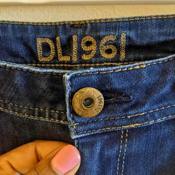 DL1961 Grace Jeans Womens Size 29 Dark Wash High Rise Straight Leg Stretch Denim - Picture 3 of 15